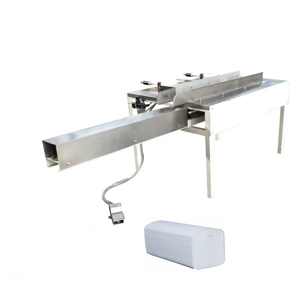 

Low Price Easy Operation Manual N Folding Hand Towel Paper Bagging Wrapping Packing Machine