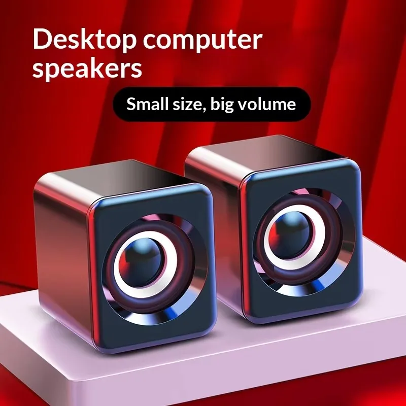 Desktop Computer Speaker Home Subwoofer Heavy Bass USB Powered Wired Active Multimedia Speaker with 4.1 Remote Control