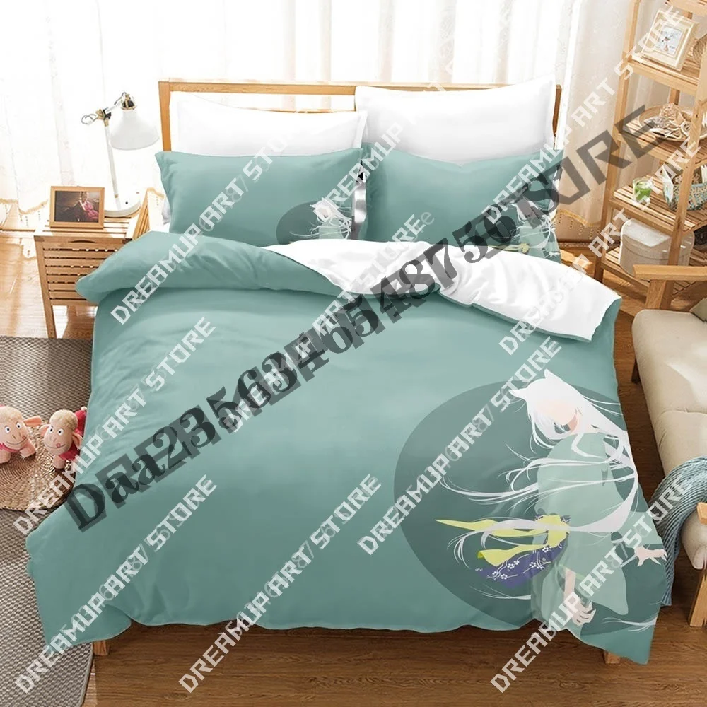

Комплект постельного белья с 3D принтом Kamisama Hajimemashita Tomoe, одинарный, полный, Queen King Size, комплект постельного белья для взрослых и детей, пододеяльник для спальни