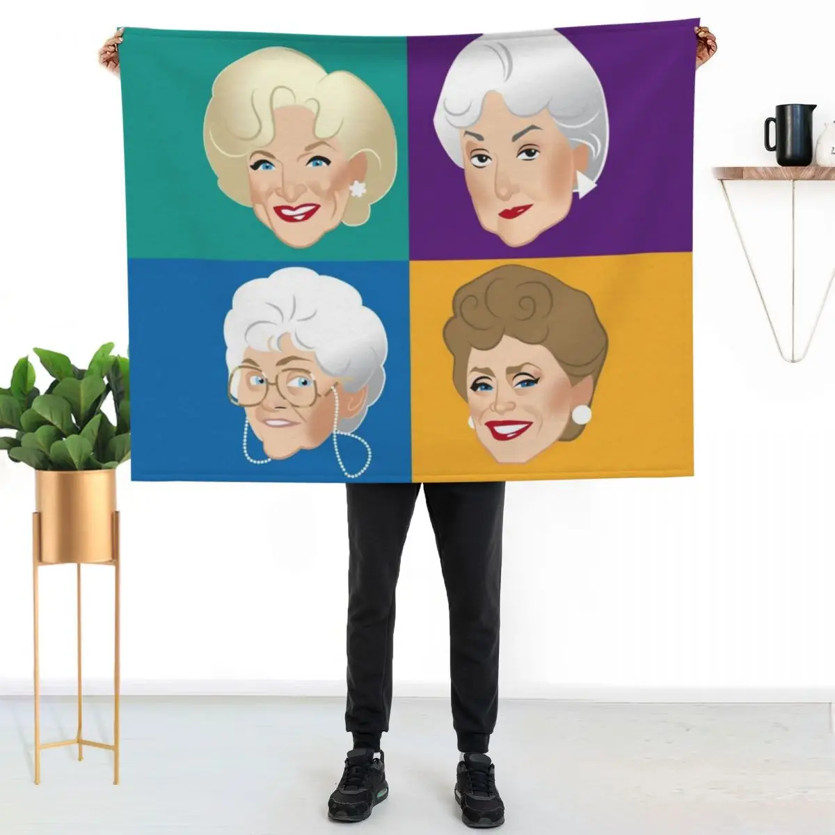Pals & Confidants Throw Blanket Sofa Quilt halloween Large blankets and throws Blankets For Sofas Kid'S Blankets