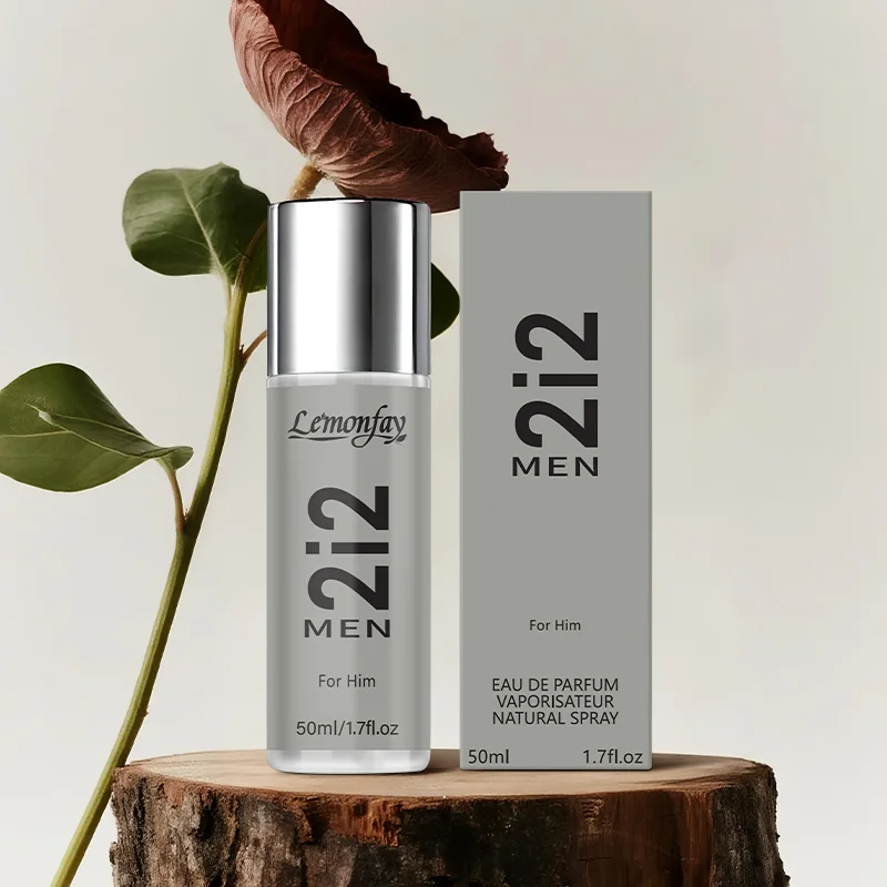 Lemonfay 2i2 Men Eau De Parfum For Him Natural Spray Long Lasting Fragrance 50ml/1.7fl.oz for Dating Daily Use