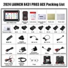 LAUNCH 온라인 ECU 코딩 위상 맵, CANFD DoIP SGW 모든 시스템 진단 도구, X431 PRO3 ACE 스캔 도구, 37 + 서비스 6