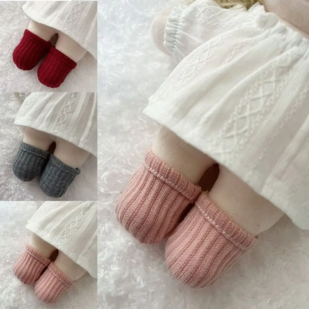 5 Colors Cotton Doll Socks Fashion Dolls Accessories Lovely Princess Socks Doll Casual Socks 15/20cm Cotton Dolls