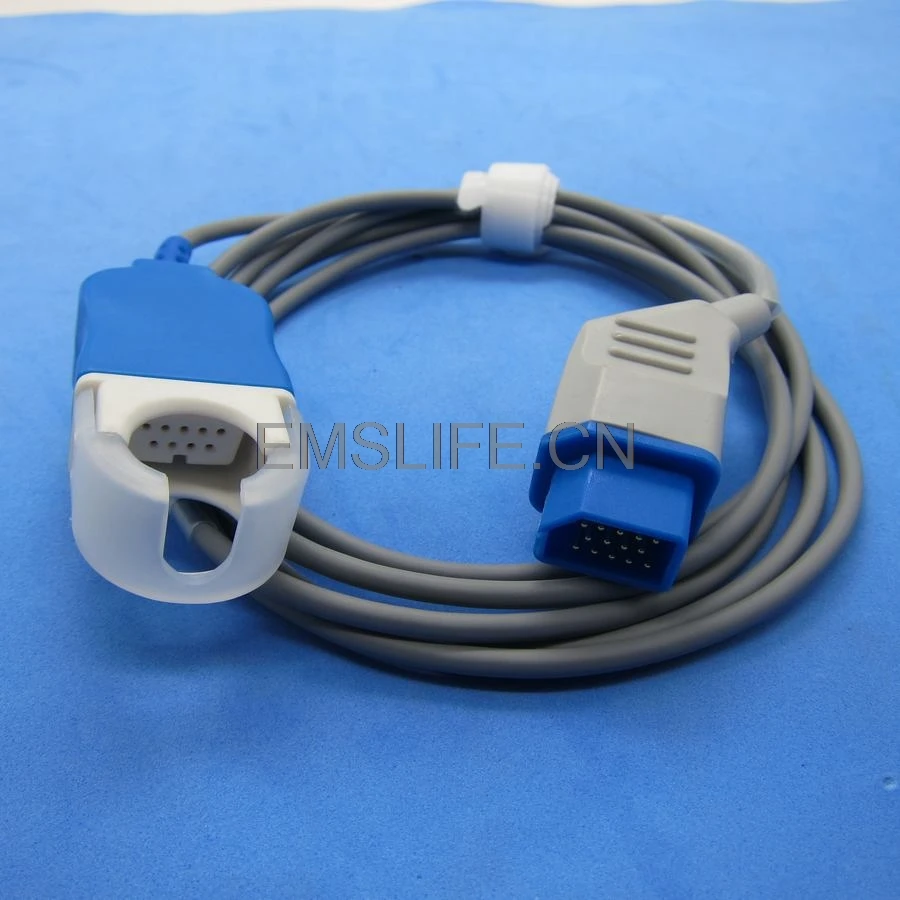 Spo2 adapter extension cable for NIHON KOHDEN patient monitor