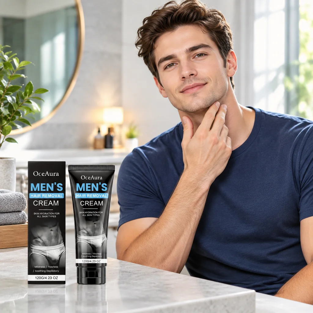 Hair Removal Cream Man Gentle Painless Permanently Hair Growth Inhibitor Private Part Care Pain-Free Portable Hair Removal Waxs