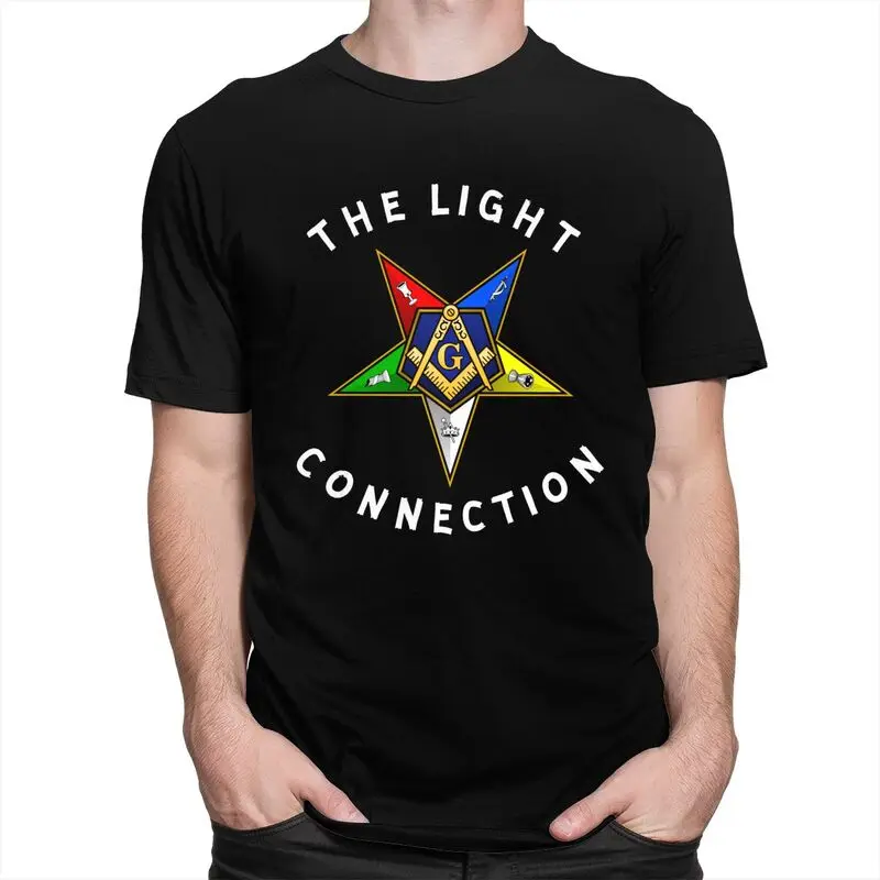 Custom Fashion OES Eastern Star T Shirts Men T-shirt Casual Tee Tops Oversized Tshirt Gift