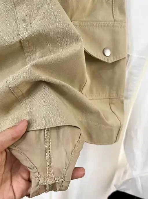 새로운 여름 여성 캐주얼 유틸리티 미니 스커트 멀티 포켓 디자인 데일리 다용도 스타일링