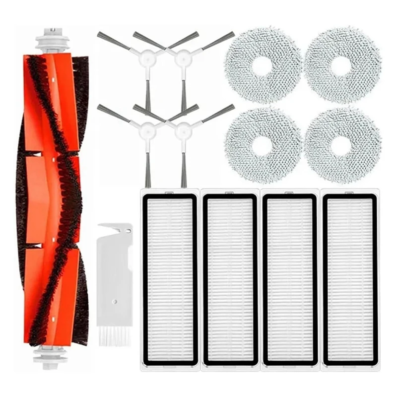 Juego de accesorios para aspiradora, piezas de repuesto de plástico como se muestra, Compatible con Xiaomi Robot Vacuum S10 + / S10 Plus