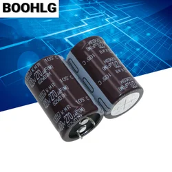 2PCS 270UF NCC black diamond capacitor 420V 270UF 25X40 KMR replacement 400V 270UF