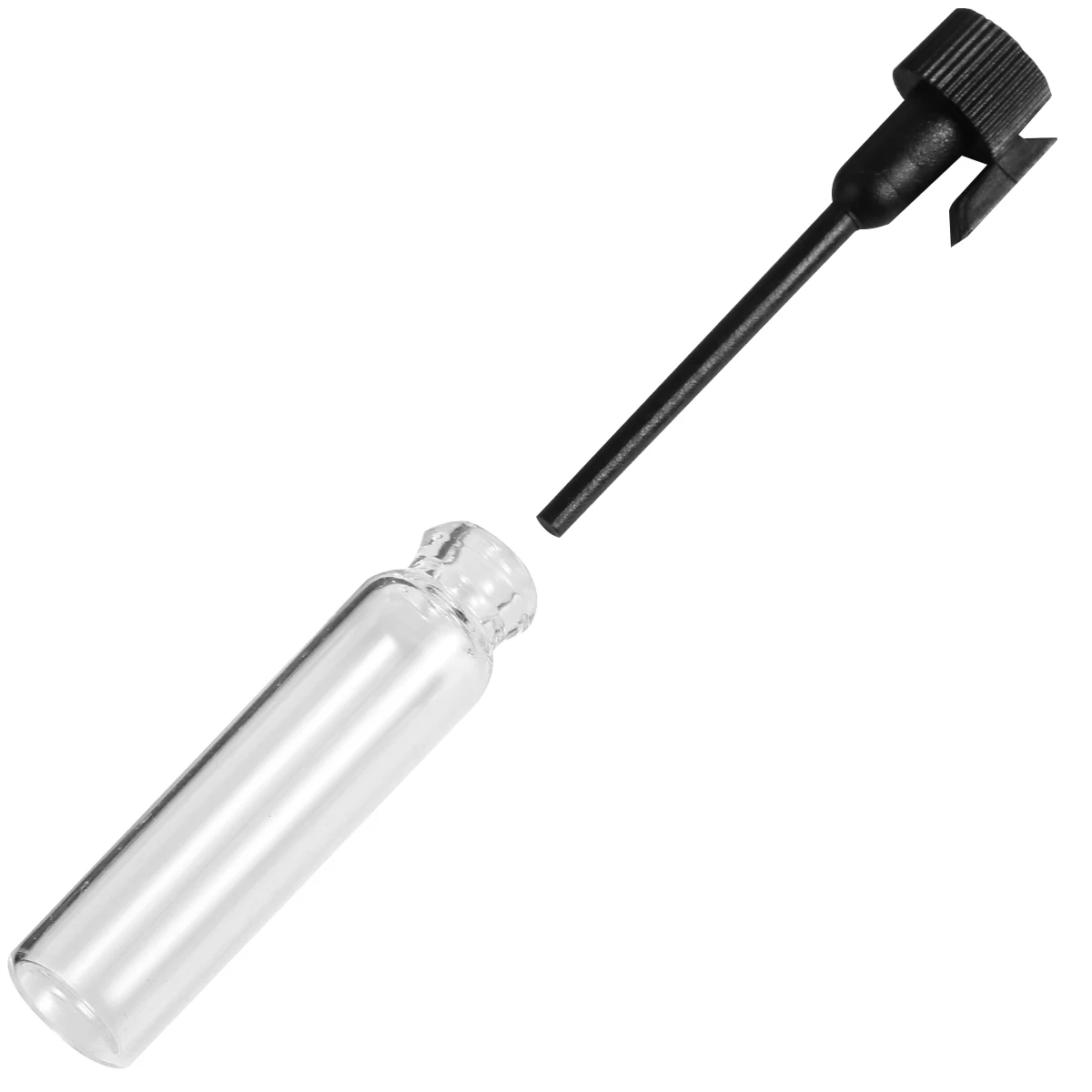 Bouteilles d'échantillon de parfum rechargeables, conteneurs de voyage, flacons compte-gouttes noirs en verre pour le stockage des huiles essentielles, 100 pièces