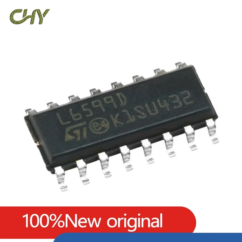 10 unidades/lote L6599D L6599AD L6599ATD Controlador de resonancia de alto voltaje mejorado IC SOIC-16