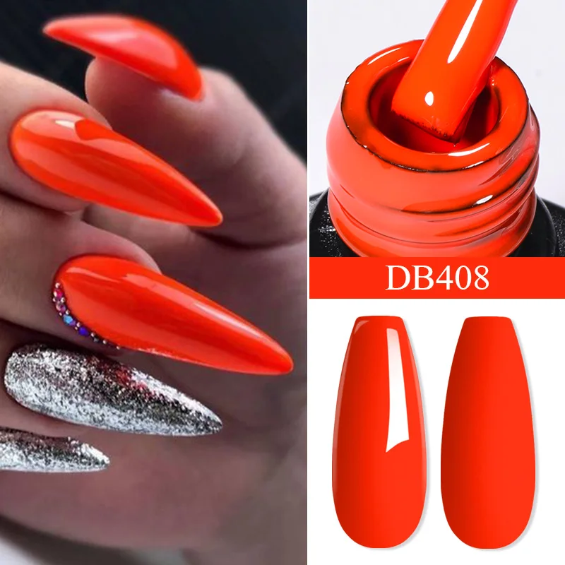 7 ml Schneeflocken-Gel-Nagellack, UV-LED, semi-permanent, milchig, weiß, rosa, Glitzer, Schnee-Pailletten, Gel-Nägel, Kunst-Design, Lack, Maniküre