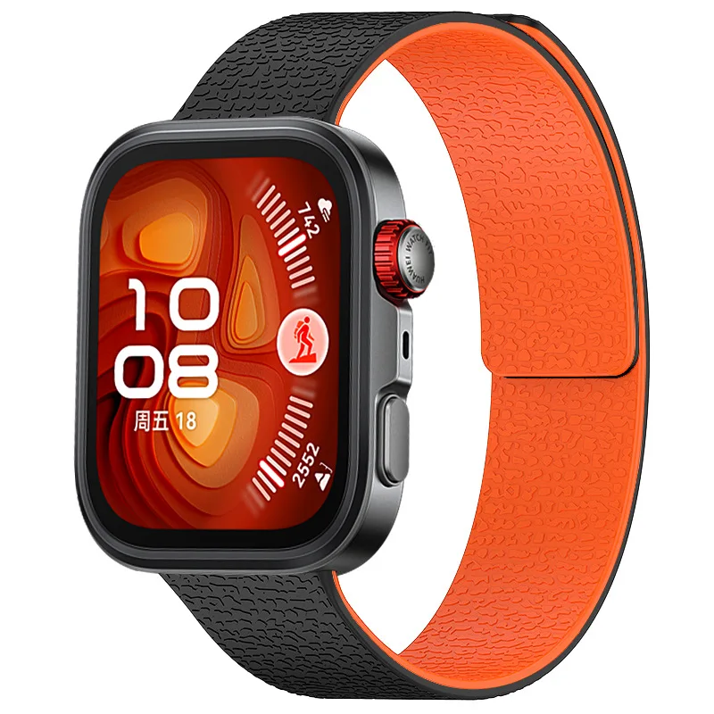 Pulsera magnética para Huawei Watch Fit4 Fit4pro, correa de silicona para reloj Huawei Fit3 Fit4, accesorios para reloj inteligente