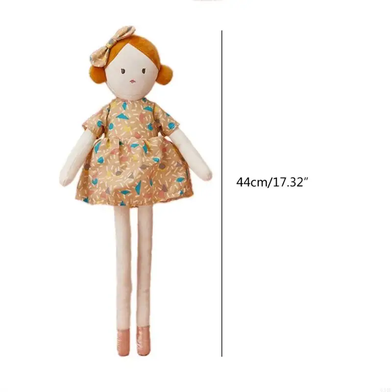 634f weich gefüllte blühende Baby -Mädchen -Puppen mit Floppy Armen und Beinen Kinder schlafen und Spielzeughome Dekoration