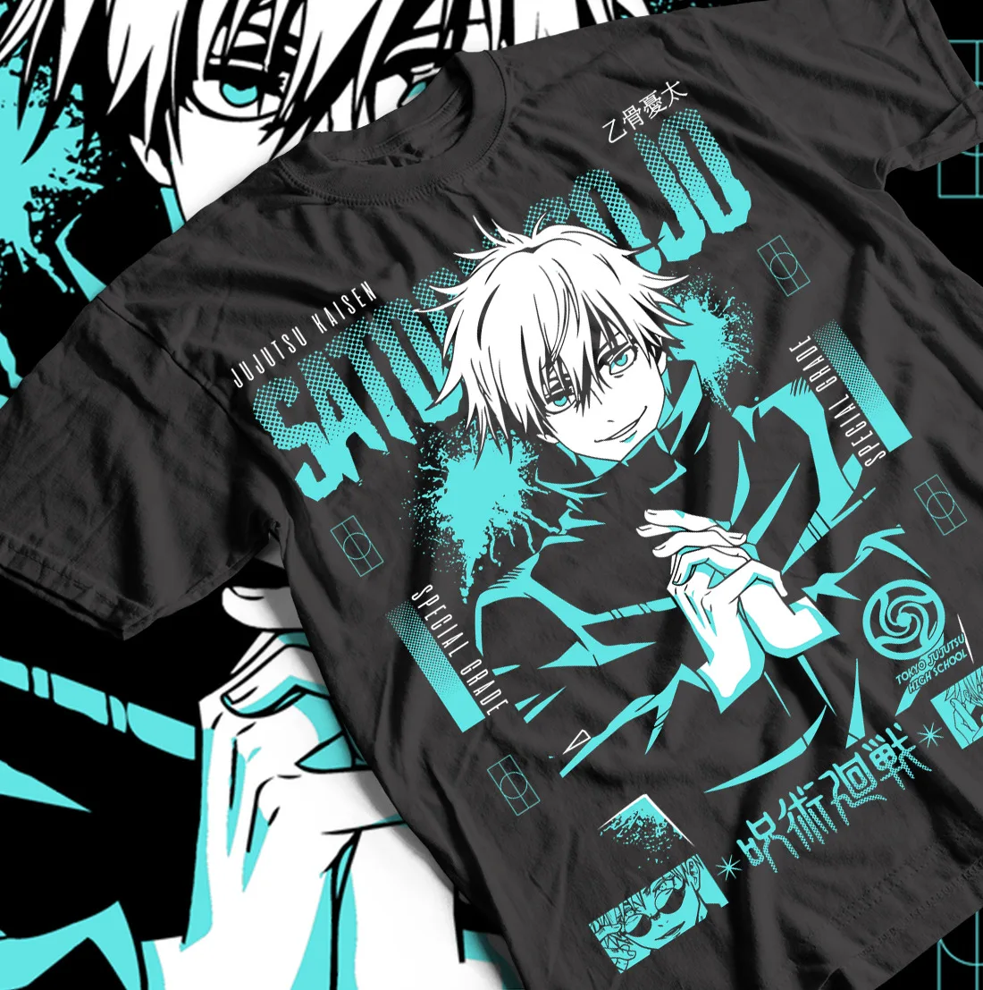 Camiseta de Gojo Satoru, camisa de Jujutsu Kaisen, Manga, Anime, regalo divertido, todas las tallas