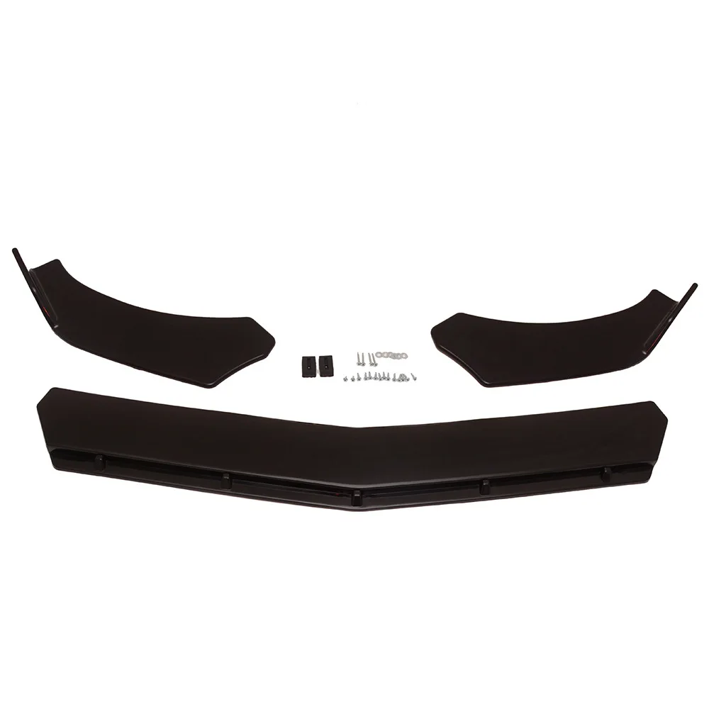 

Damei Universal Front Bumper Spoiler For Benz Auto Accessories Three-stage ABS Front Lip Spoiler Body Kit