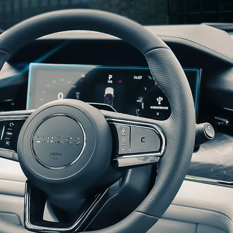 

Защитная пленка из закаленного стекла для Lynk & Co 09 2021-2023, ЖК-дисплей 12,3 дюйма, аксессуары для приборной панели, защита от царапин