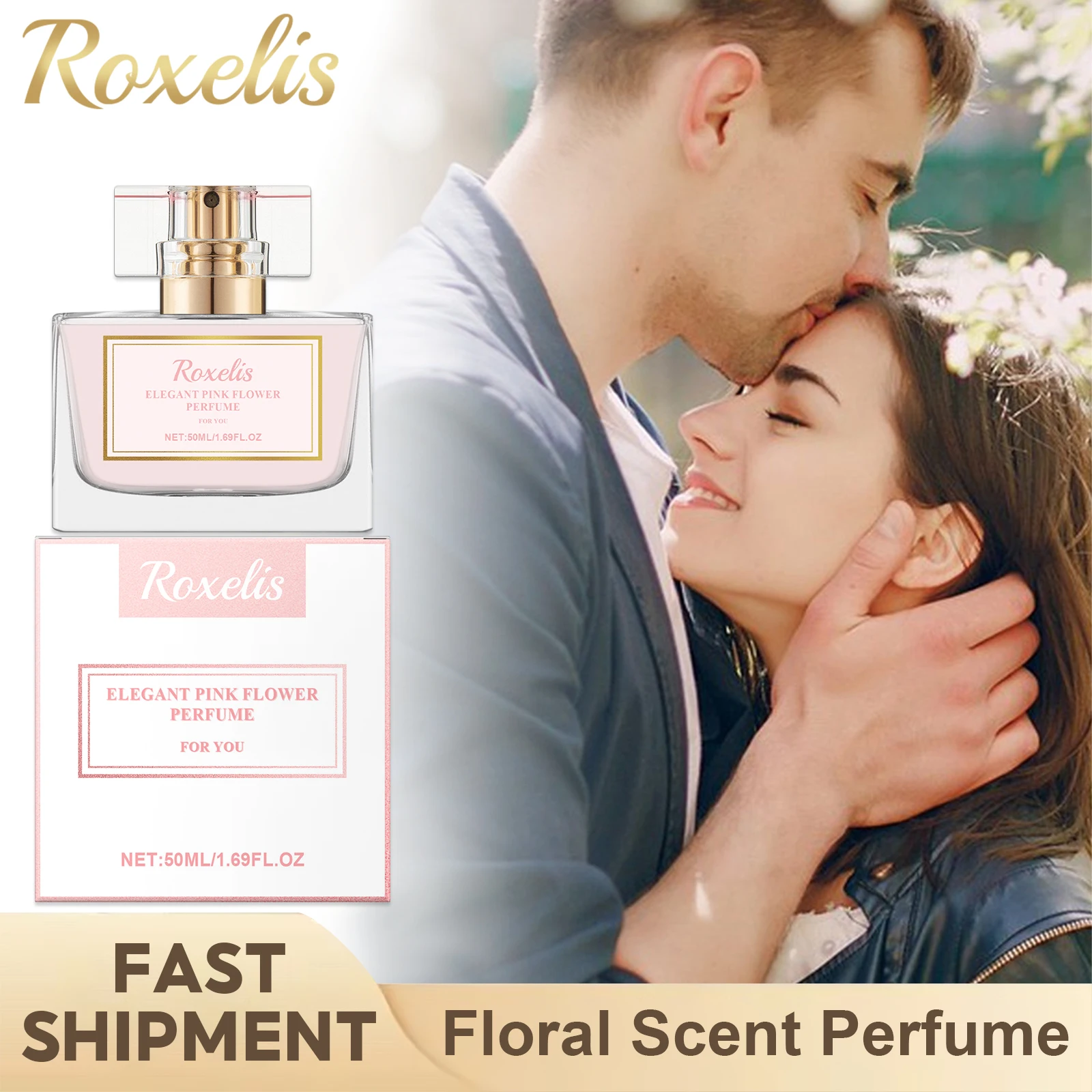 

Pink Elegant Women Perfume For Daily Dating Eau De Parfum Lasting Floral Fragrance Light Fresh Love Pheromone Scent Attract Men