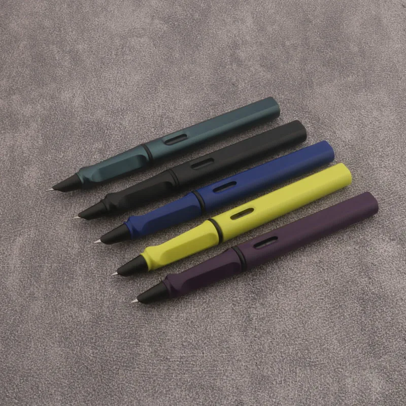 Imagem -03 - Naginata Matte Purple Handmade Fountain Pen Moagem Nib Papelaria Escritório Material Escolar Canetas de Tinta Alta Qualidade