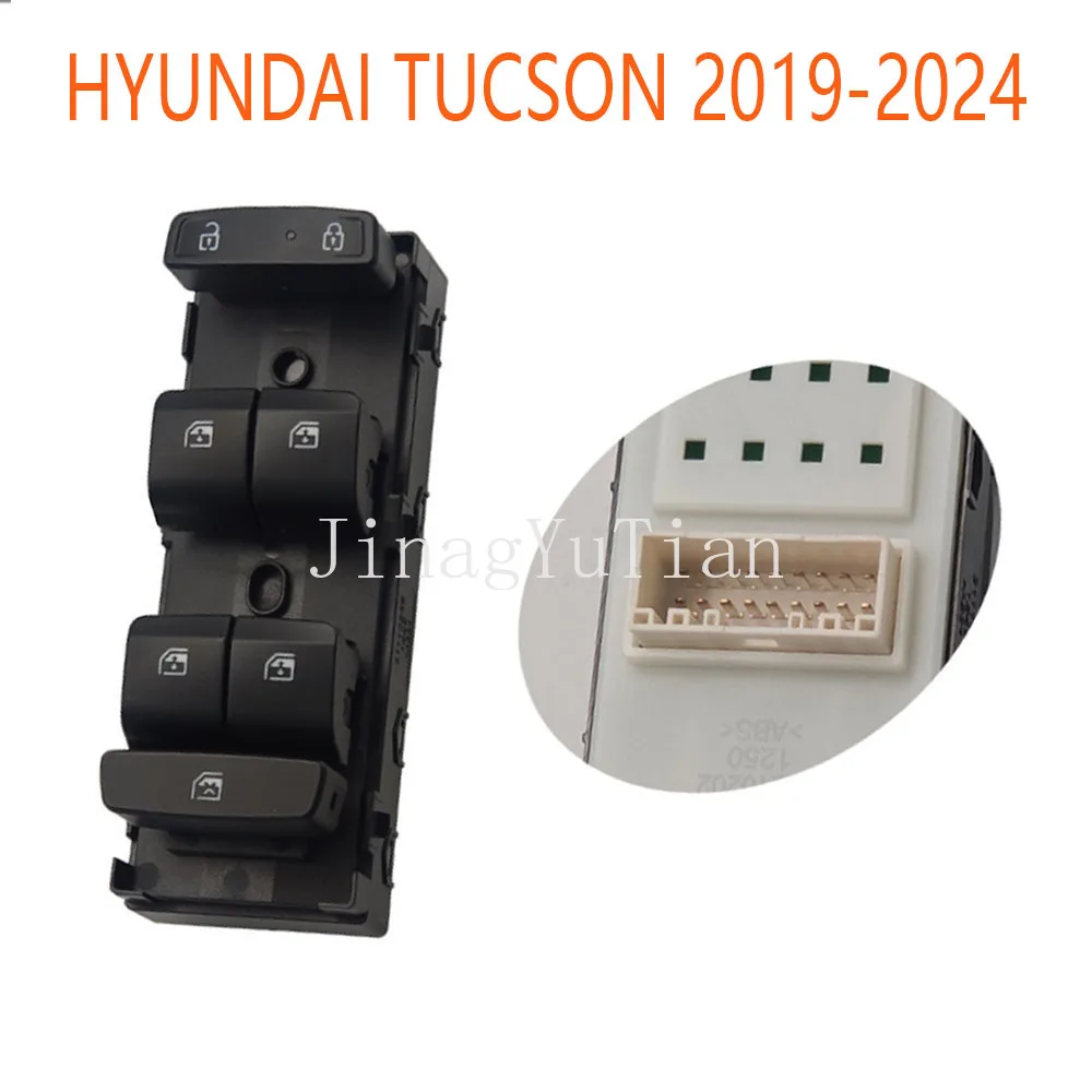 

Car Accessories for HYUNDAI CRETA TUCSON 2019-2024 Front Left Electric Window Switch Glass Lifter Control Regulator Button Parts