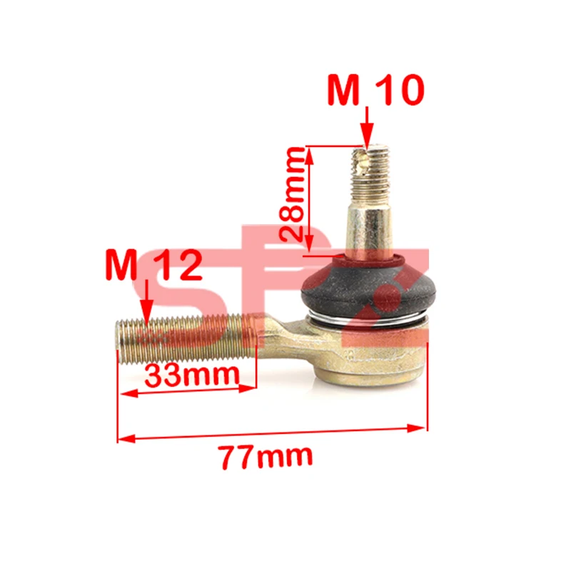 Suitable for CF Moto 9030-101170 cfmoto Zforce 1000 800 500 X6 ATV Knuckle M10*M12 Ball Joint Rod End Kit