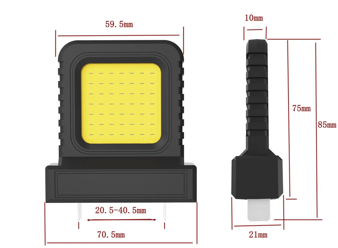 Super Bright LED Work Light Portable Long-Lasting Strong Light Supply for Night Work Light 21V Li-ion Battery Power Tool