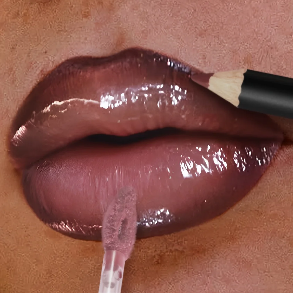 リップライナーペン3本セット、リップライナーペン、リップマッドとリップオイル、塗りやすいメイク、長時間キープでカップに付かない、フェスティバルギフト