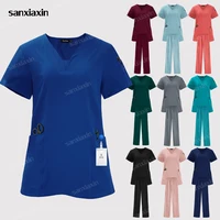 Conjunto de marca Niaahinn, uniformes médicos para mujer, pijamas quirúrgicos, uniformes de enfermera, conjunto exfoliante, ropa de trabajo hospitalaria, trajes de cirugía Dental