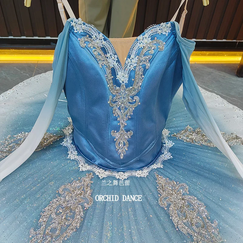 BT2507054 taille personnalisée professionnelle couleur personnalisée enfants filles femmes adultes bleu Ballet Tutu Costumes