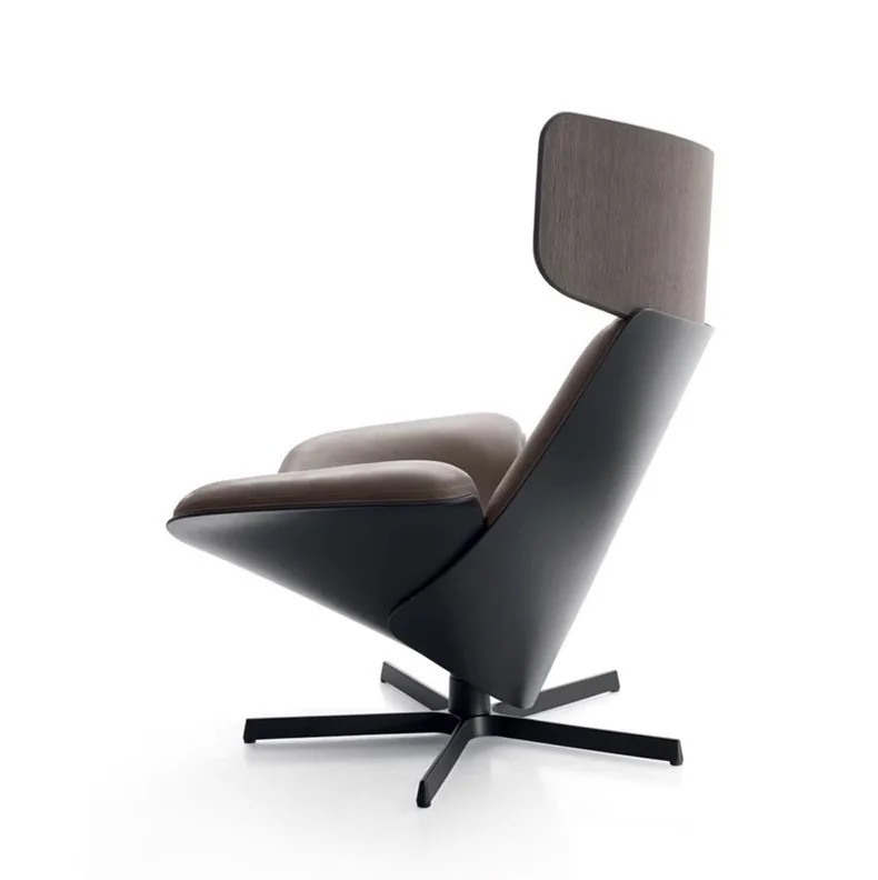 #Nordic Modern Fashion Leisure Chair Fiberglass Rotating Zongzi Chair Office Leisure Chair