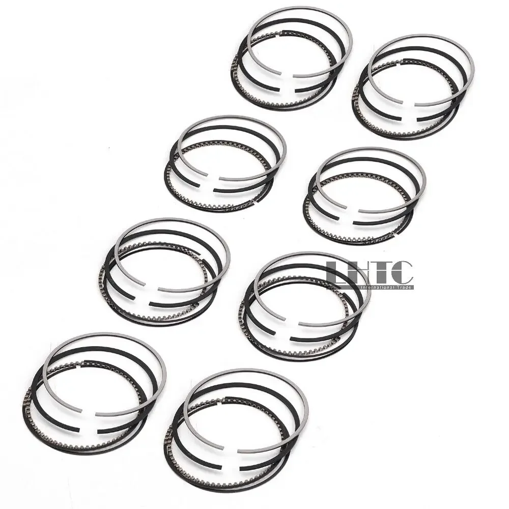 8pcs Piston Rings Set Φ97mm STD 1130300324 1130300424 For mercedes-be C55 SLK55 AMG W203 5.4 M113 08-106300-00