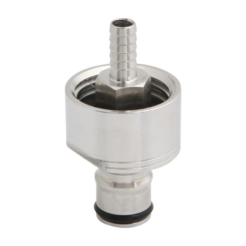 Stainless Steel Carbonation Cap Counter Pressure Bottle Filling with 5/16