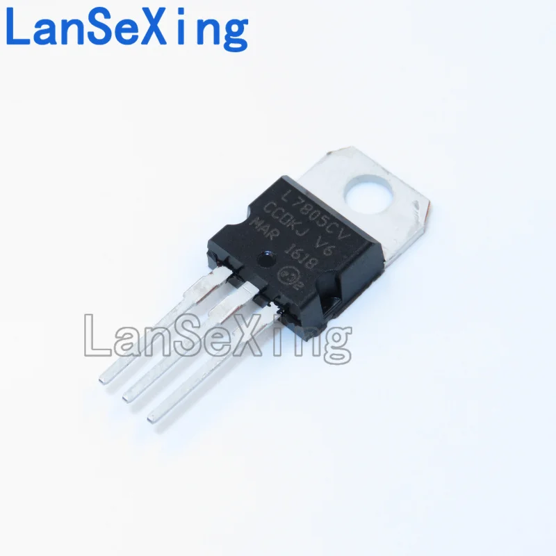 L7805CV inline transistor TO-220 L7805 5V three terminal regulator