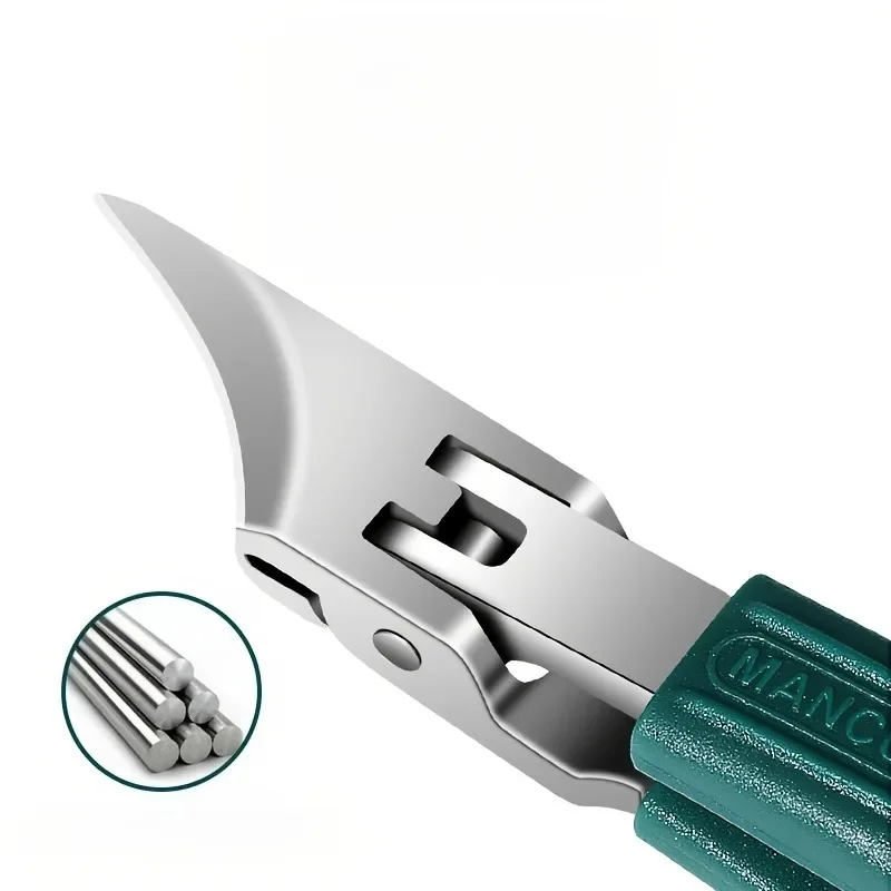 25° Slanted Edge Nail Clipper Anti-Splash Eagle Beak Oblique Toe Nail Trimmers for Ingrown Professional Trimming tools
