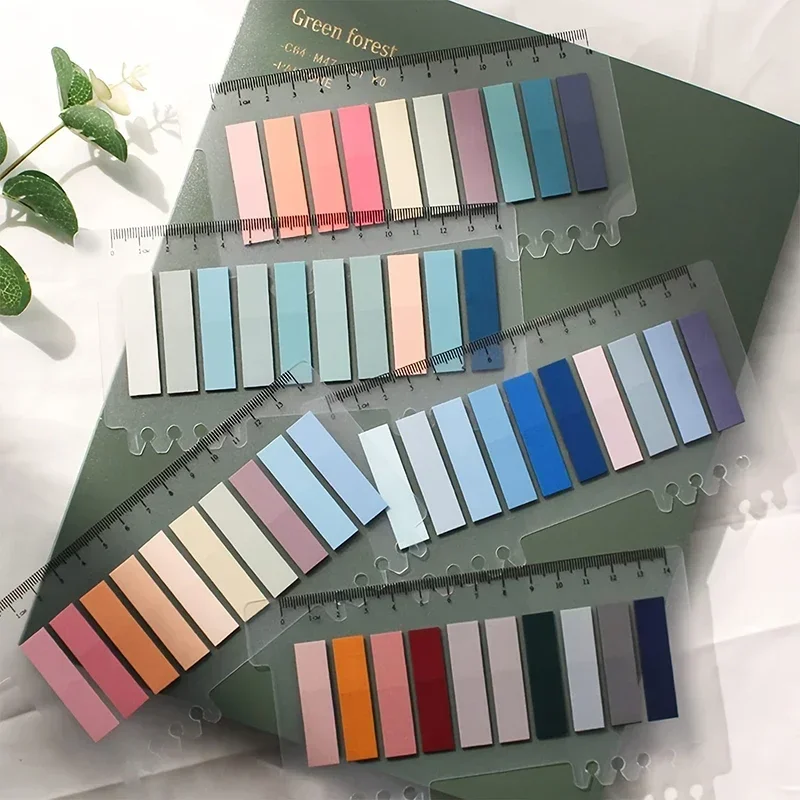 200 листов/набор, наклейки-индексы с линейкой