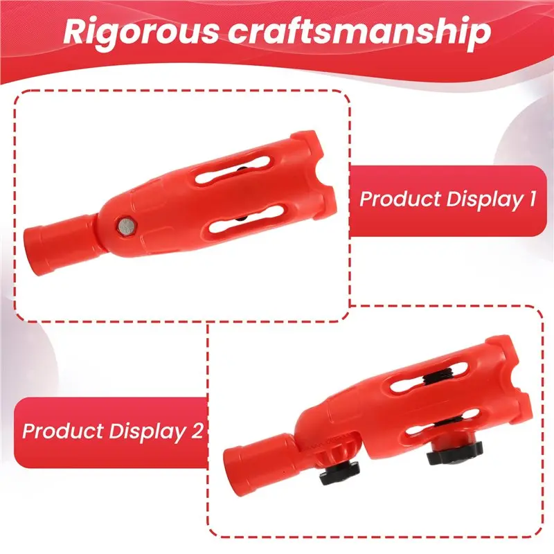 ABWZ-Multi-Angle Paint Brush Extender, Extension Pole Attachment Holder For Paint Brush,Roller, Secure Handle Grip
