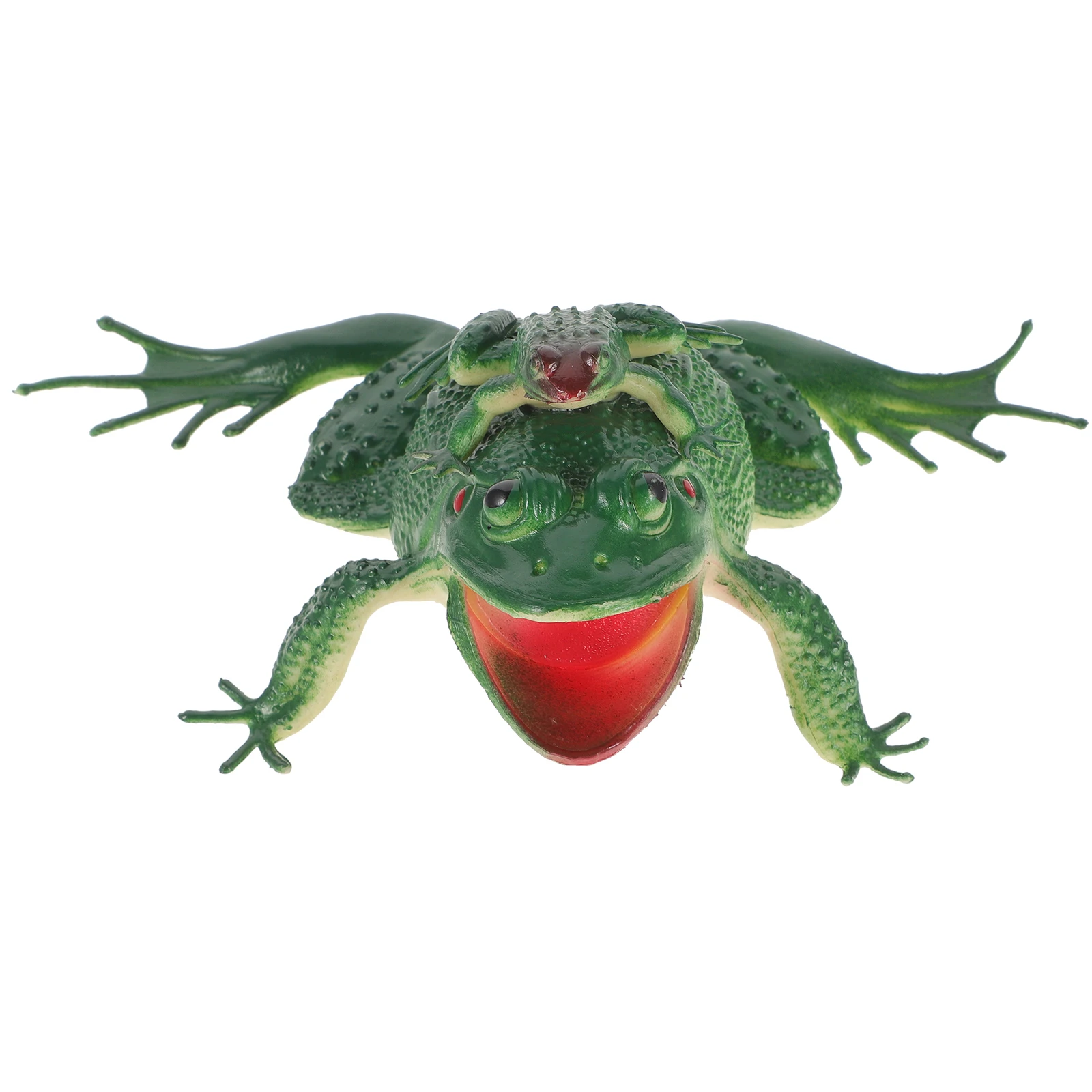 1 قطعة حمام الضفدع الواقعي ضغط الصوت متعة للأطفال الصغار التنسيق بين اليد والعين العائمة وقت الاستحمام لعب لعبة الاستحمام