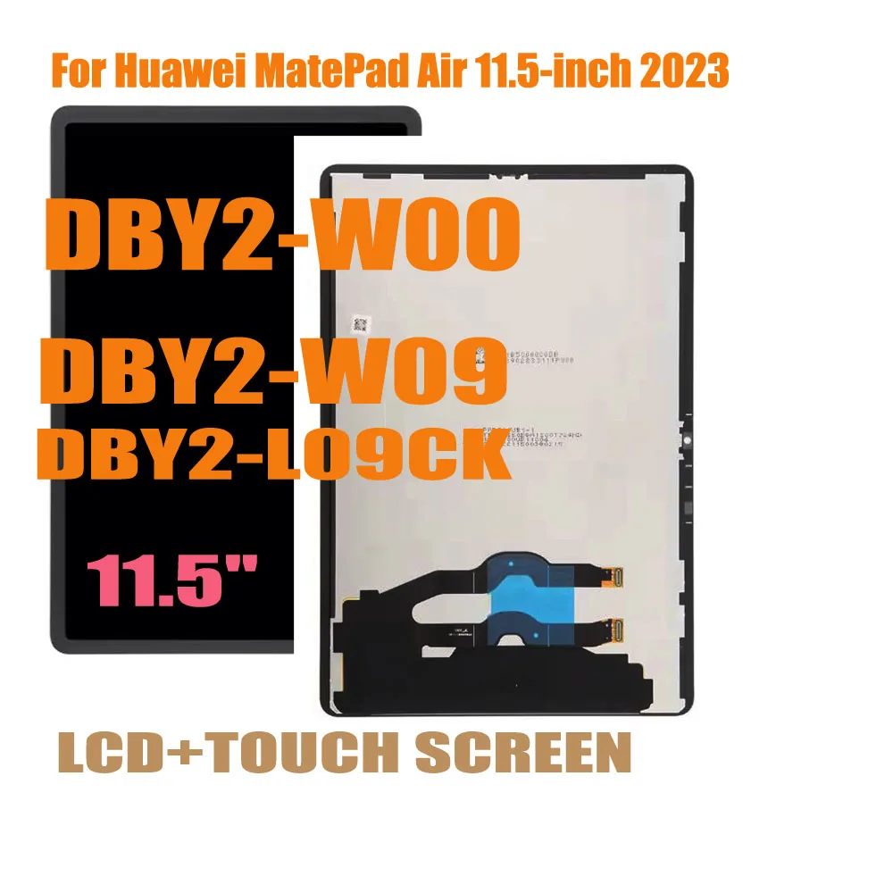 

For Huawei MatePad Air 2023 11.5" DBY2-W00 DBY2-W09 DBY2-L09CK LCD Display Touch Screen Digitizer Glass Panel Assembly Replaceme