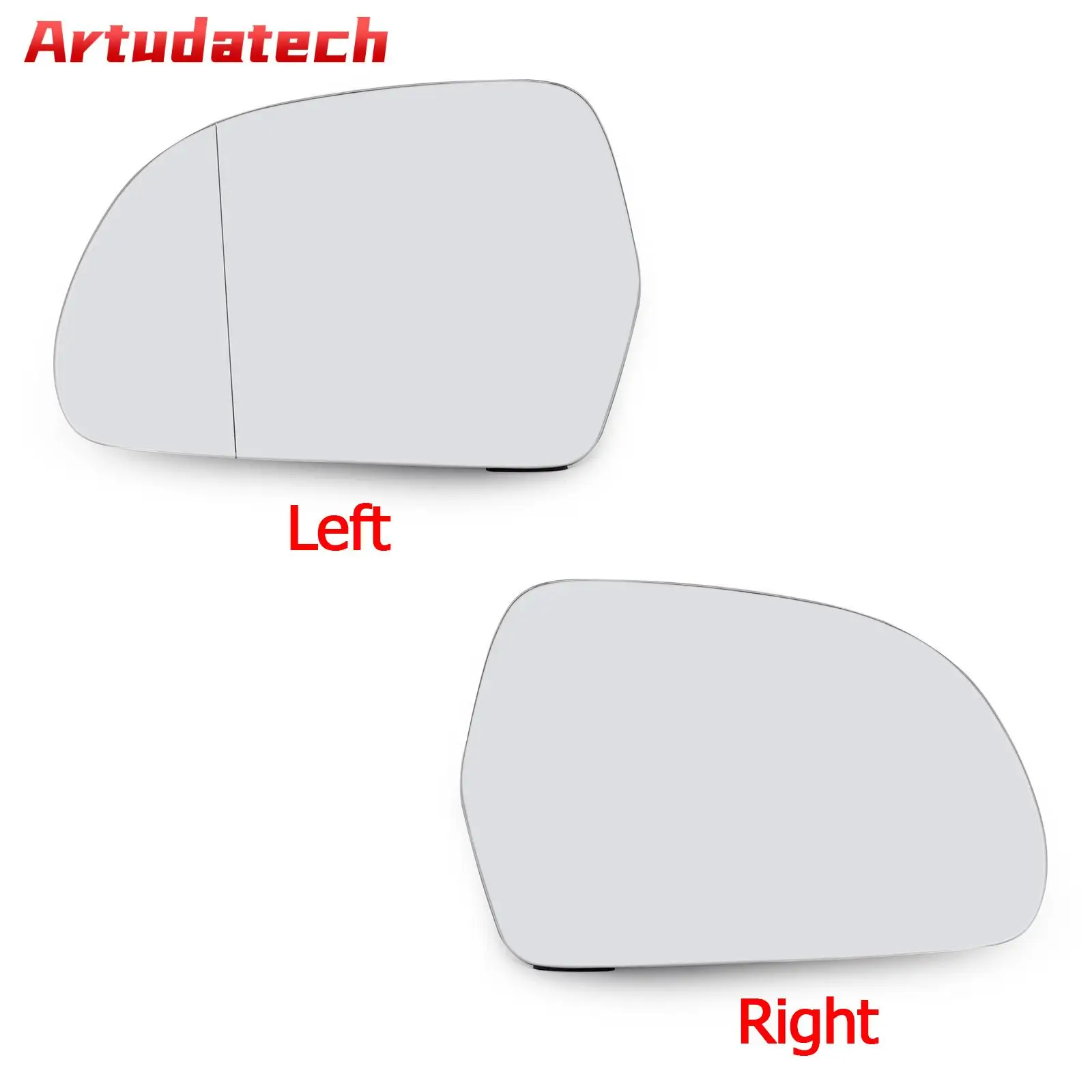 Artudatech Left / Right Side Rearview Mirror Glass Heated For Audi A3 A4 A5 A6 A8 Q3 OCTAVIA Accessories