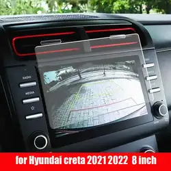 Tempered Glass Screen Protector For creta 2021 2022 Car Infotainment GPS Radio Navigation Interior Accessories