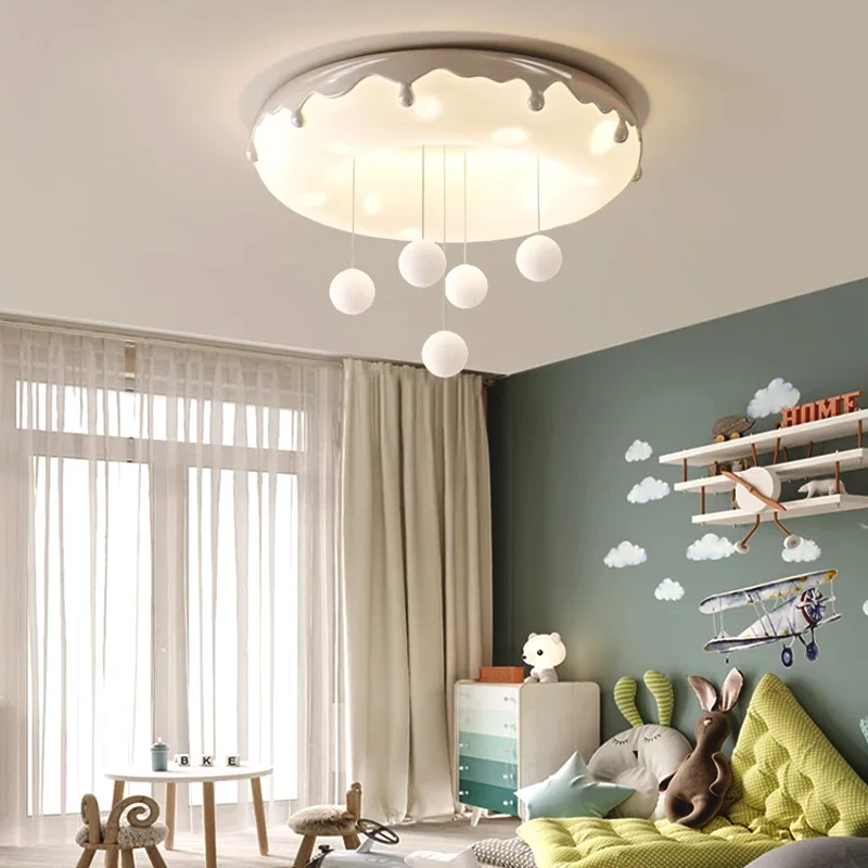 aipaite modern donut styling rodada led teto lustre para quarto das criancas estudo quarto decoracao luminaria 01