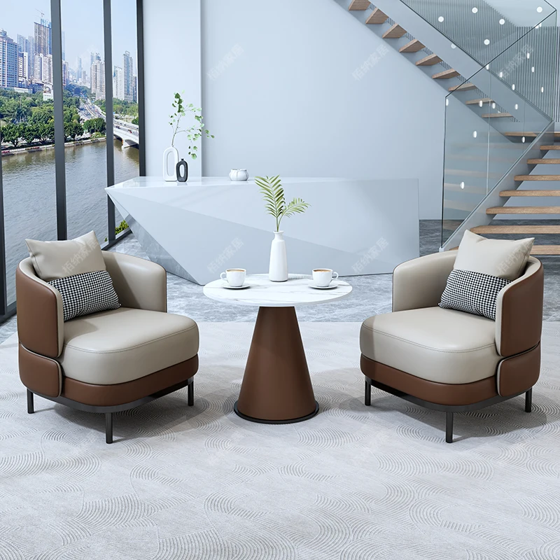 

Negotiate table and chair combination hotel sales office shopping mall reception guests leisure home balcony small sofa coffee