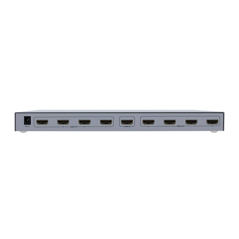 4K*2K HDMI スプリッター 1*8 サポート 3D 4K*2K 340MHz/3.4Gbps HDCP 1.4 hdmi 光スプリッター ps3 ラップトップ用