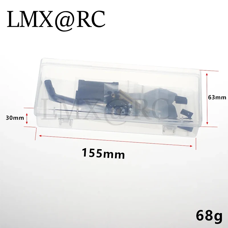 TRX4M LCG zestaw podwozia z włókna węglowego rama szyna dźwigowa dla TRX4M 1/18 gąsienica RC części zamienne do samochodów akcesoria
