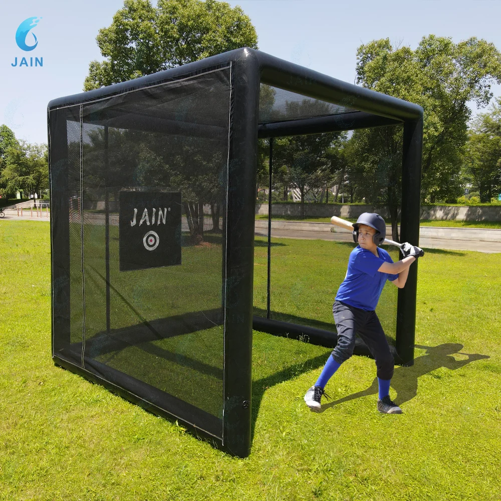 

Inflatable Batting Cage 5-12 Years PVC Inflatable Baseball/Softball Tent Kids Football Pitching Practice Tent Spot