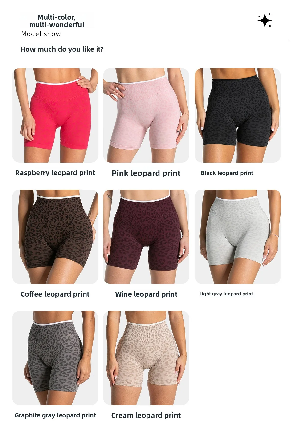 Size chart and fit details