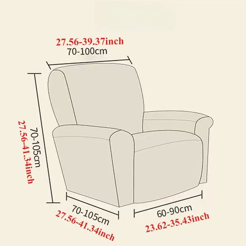 1PC Elastic Single Sofa Cover Chair Cover Nordic Home Decor Room All Inclusive Armchair Slipcover Club Bar Hotel Sofa Cover 벤치커버