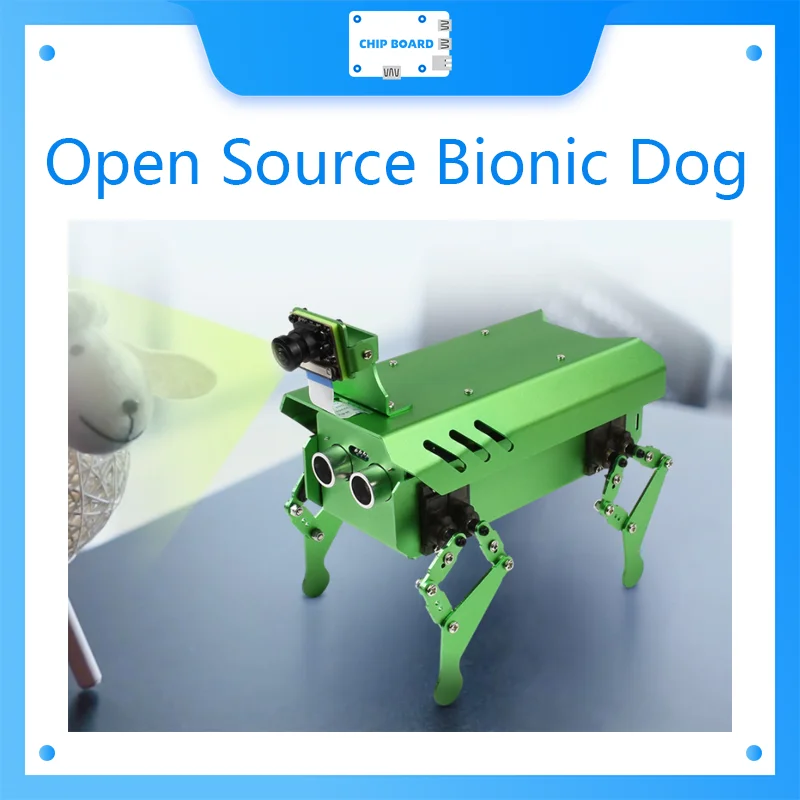 Waveshare PIPPY, an Open Source Bionic Dog-Like Robot Powered by Raspberry Pi 4B-4GB or 8GB