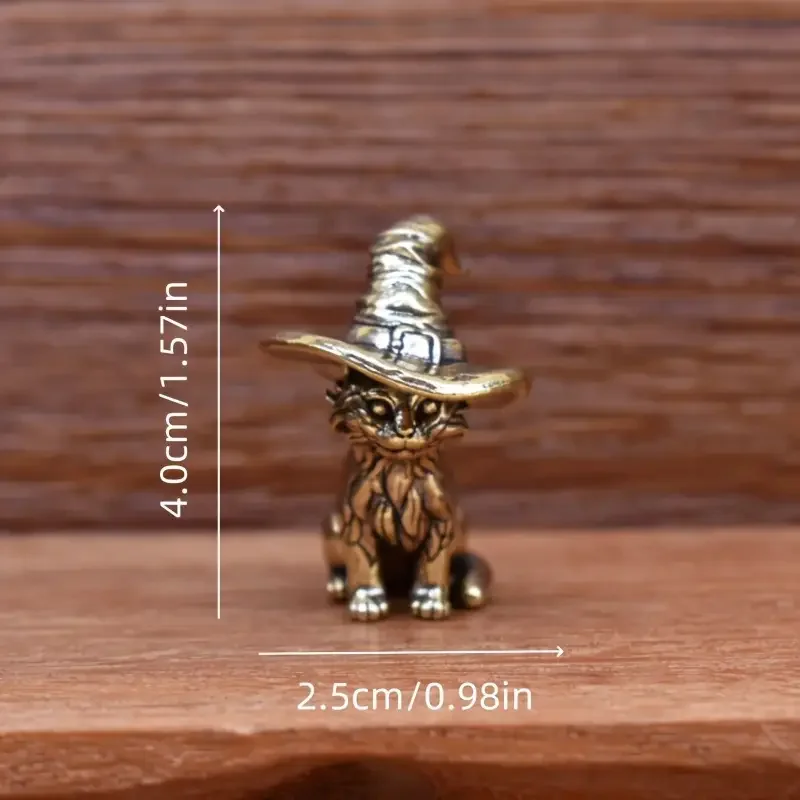 Vintage-Hundefigur aus Messing – kleine Sammlerfigur als Schreibtischdekoration für das Wohnzimmer, Büroangebot für Geschenkstatuen für die Inneneinrichtung – Detail 3