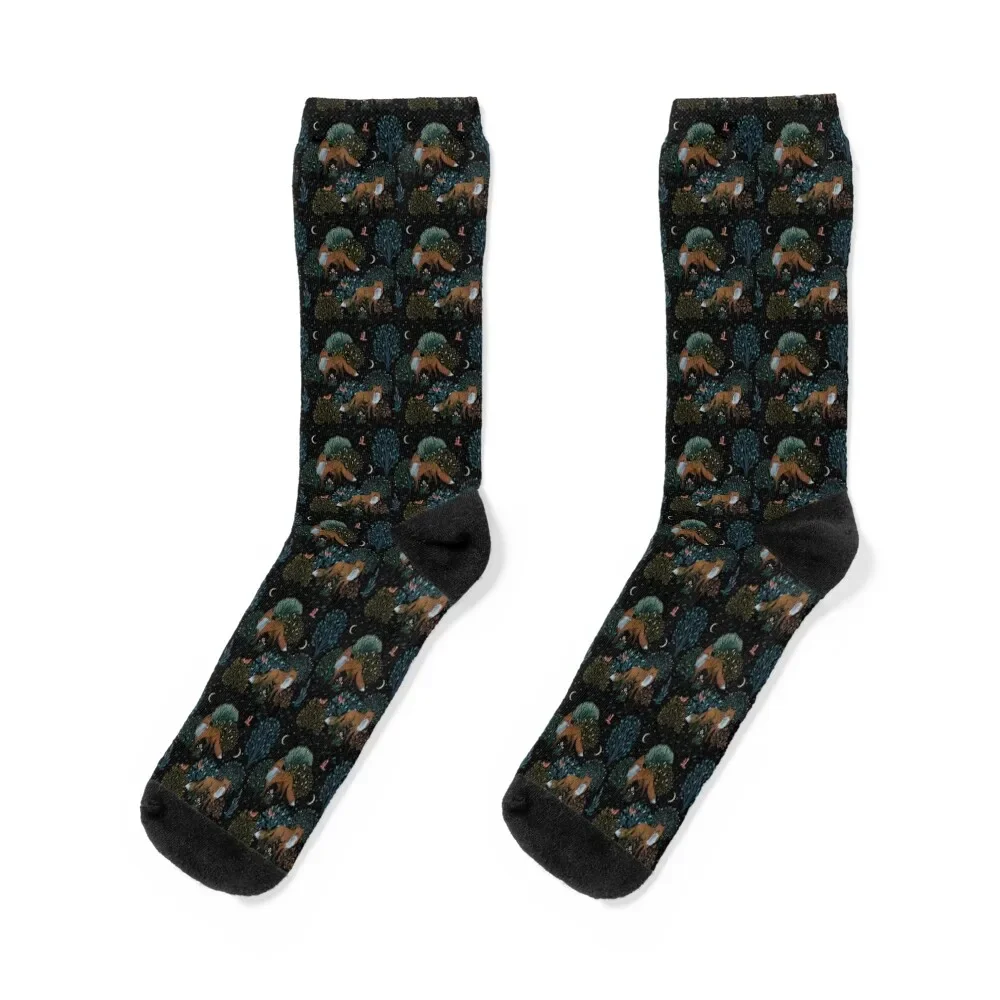 

Forest Fox Socks anime men cotton high quality basketball kids Designer Man Socks Women's